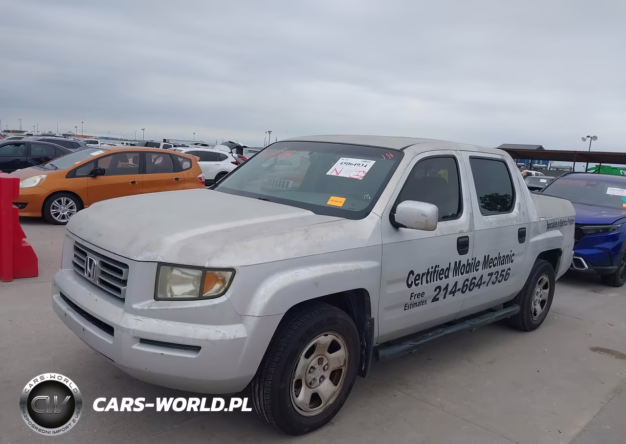 2007 Honda Ridgeline Rt VIN:2HJYK16257H501625 - 2