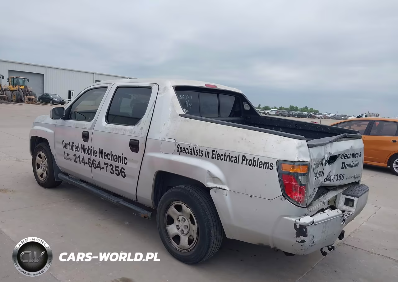 2007 Honda Ridgeline Rt VIN:2HJYK16257H501625 - 3