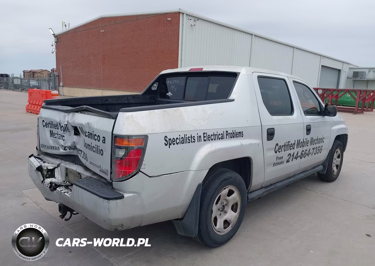 2007 Honda Ridgeline Rt VIN:2HJYK16257H501625 - 4