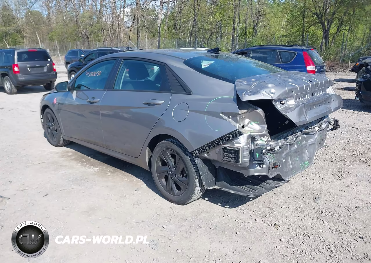 2022 Hyundai Elantra Sel VIN:KMHLS4AGXNU263277 - 3