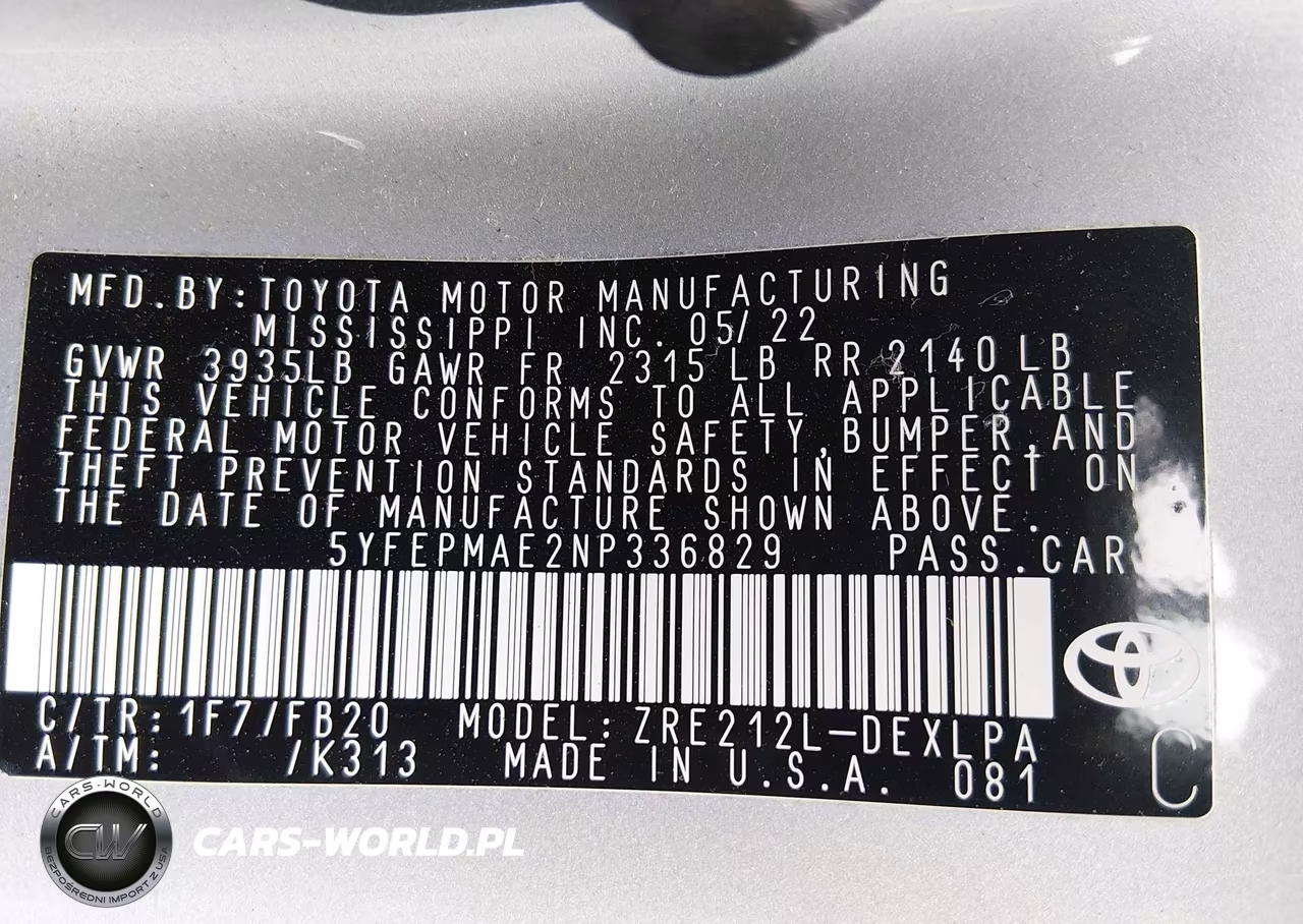 2022 Toyota Corolla Le VIN:5YFEPMAE2NP336829 - 9