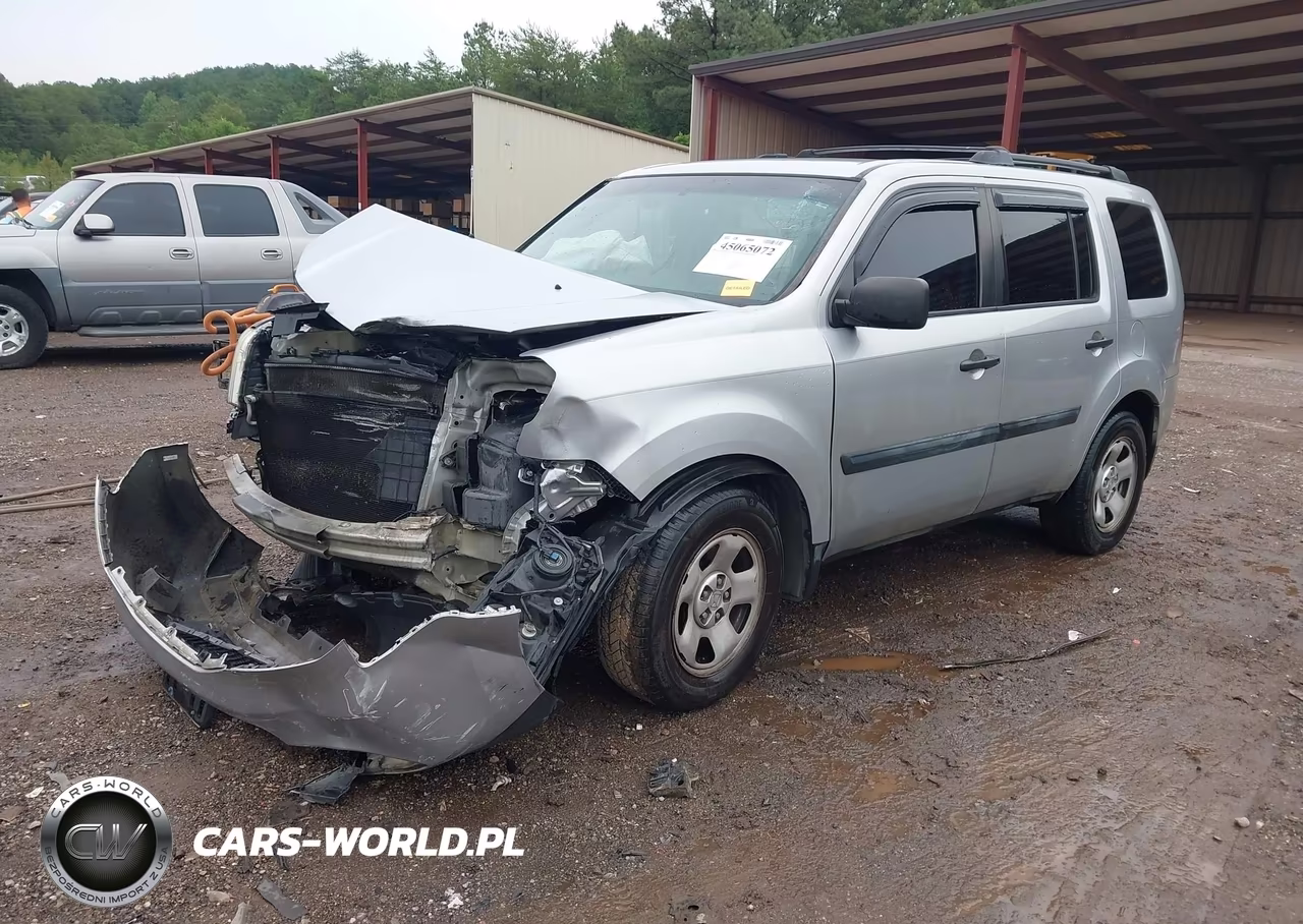 2013 Honda Pilot Lx VIN:5FNYF3H22DB025935 - 2