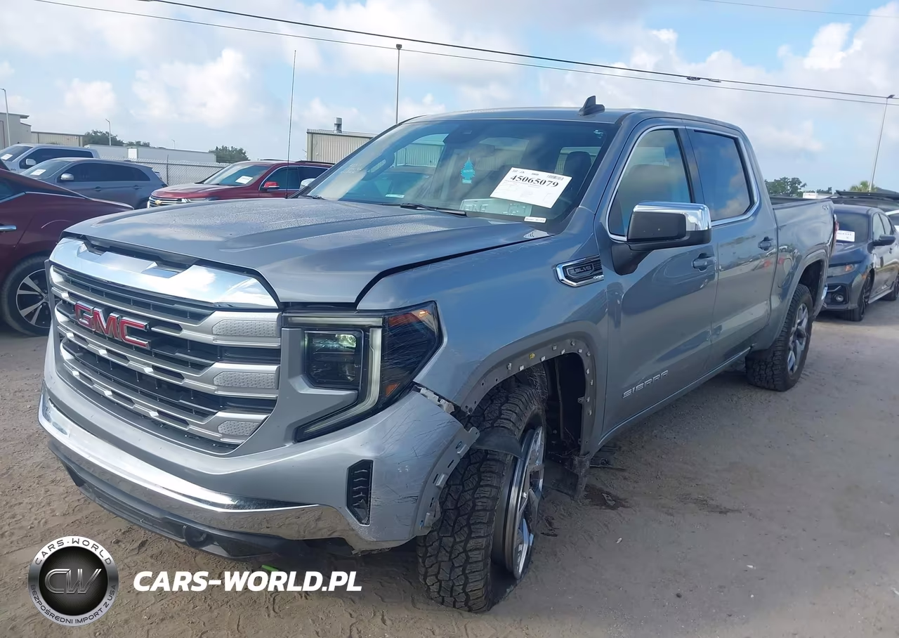 2023 GMC Sierra 1500 4Wd Short Box Sle VIN:1GTUUBED7PZ136600 - 2