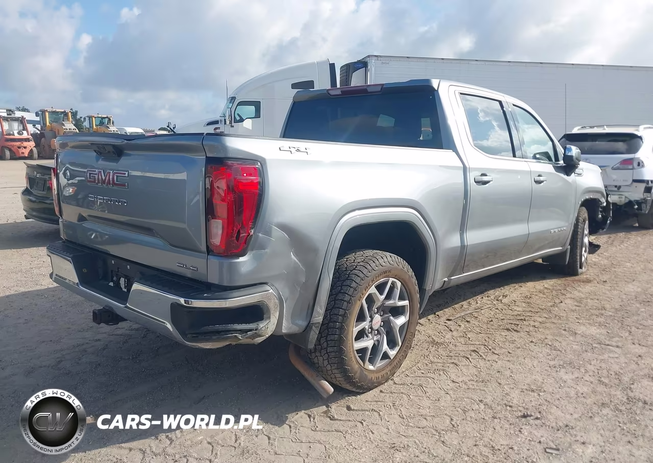 2023 GMC Sierra 1500 4Wd Short Box Sle VIN:1GTUUBED7PZ136600 - 4