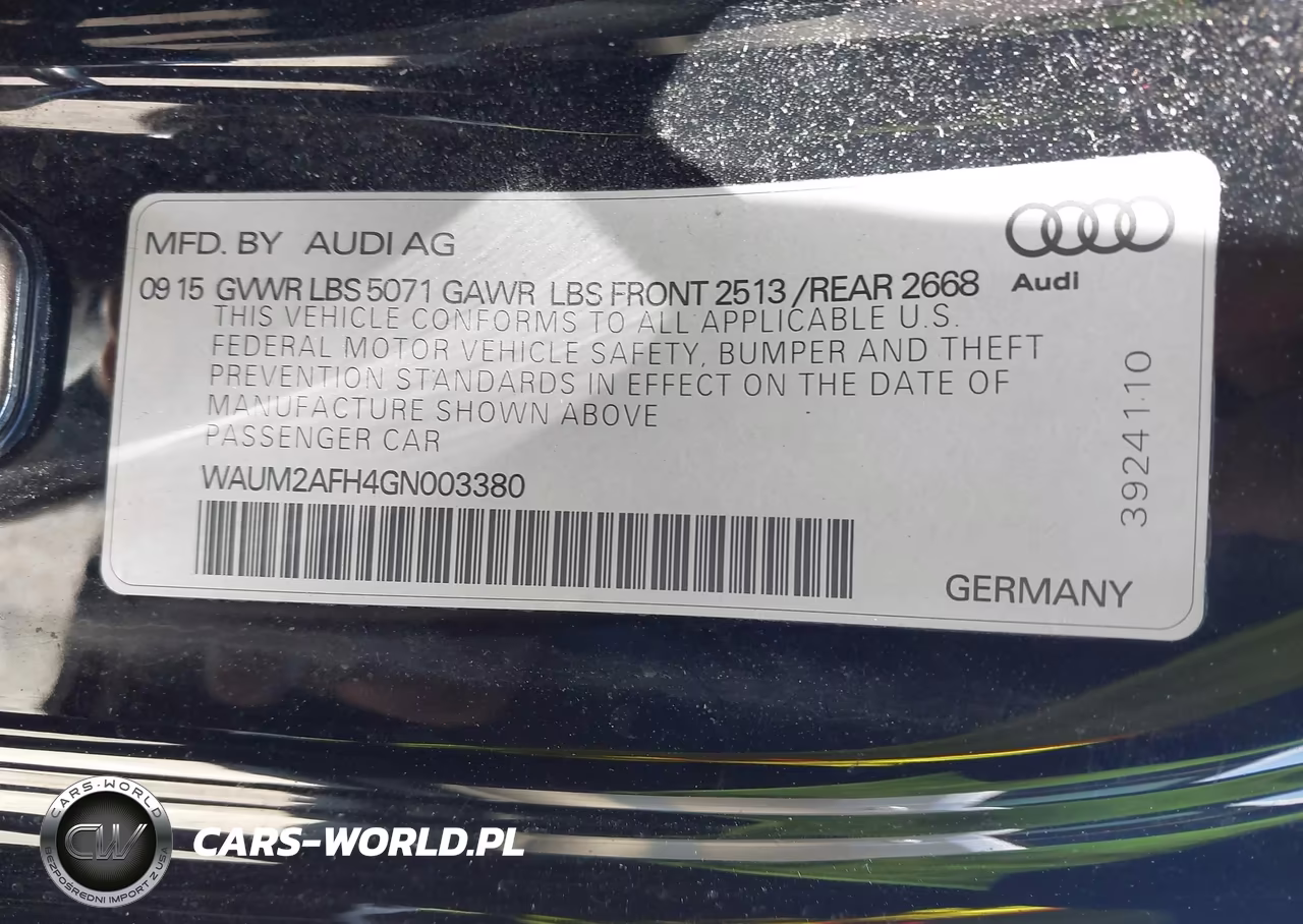 2016 Audi A5 2.0T Premium VIN:WAUM2AFH4GN003380 - 9