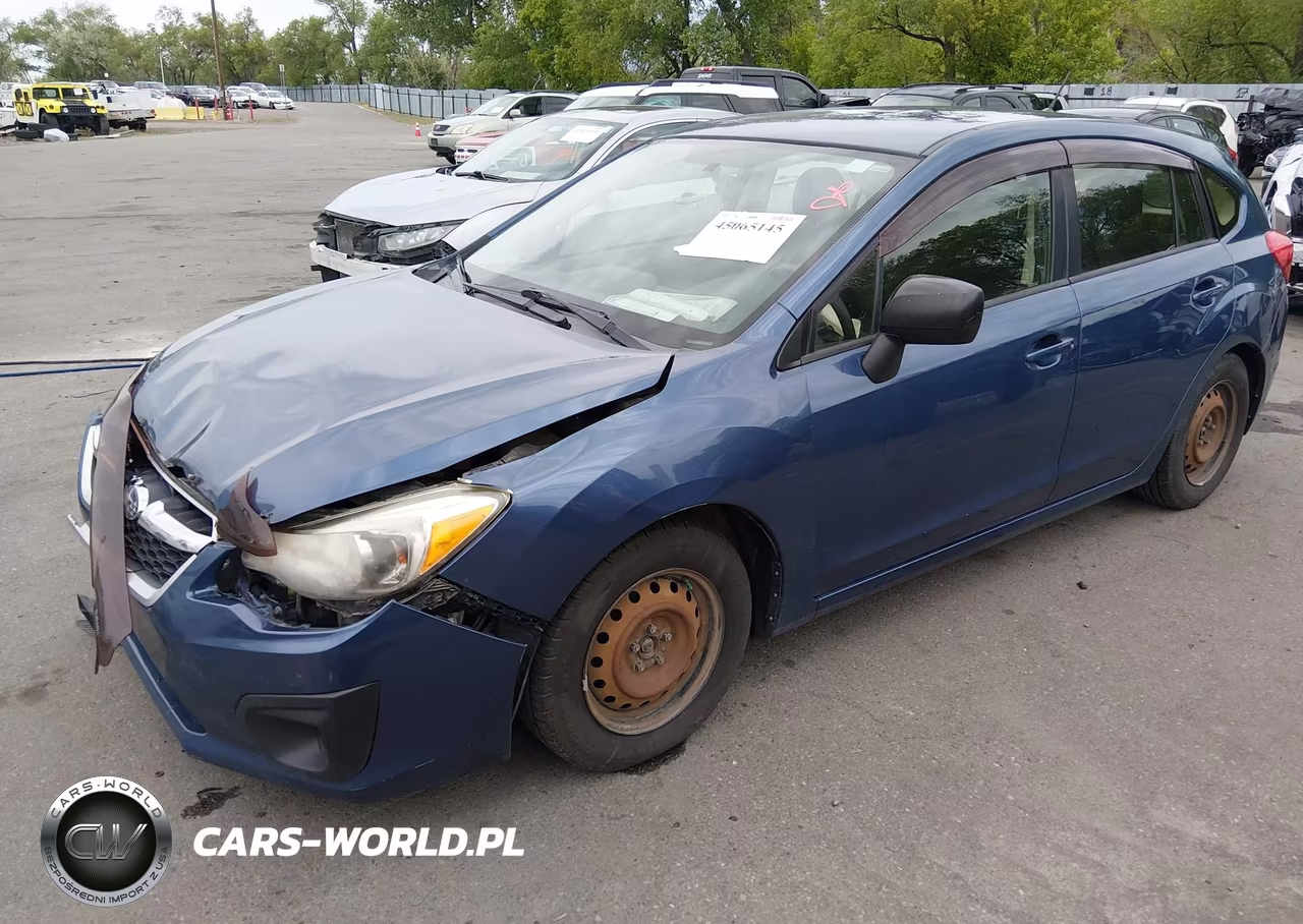 2013 Subaru Impreza 2.0I VIN:JF1GPAA61D1882613 - 2