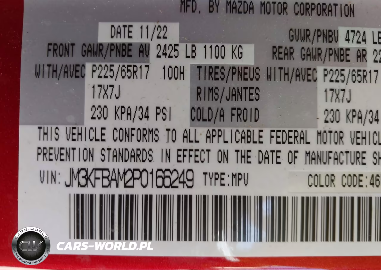 2023 Mazda Cx-5 2.5 S VIN:JM3KFBAM2P0166249 - 9