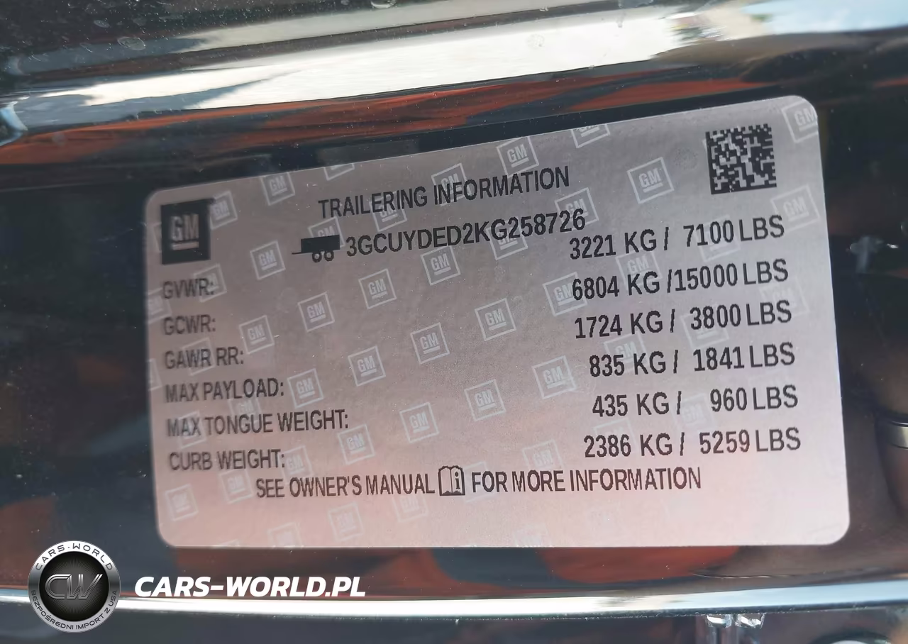 2019 Chevrolet Silverado 1500 Lt VIN:3GCUYDED2KG258726 - 9