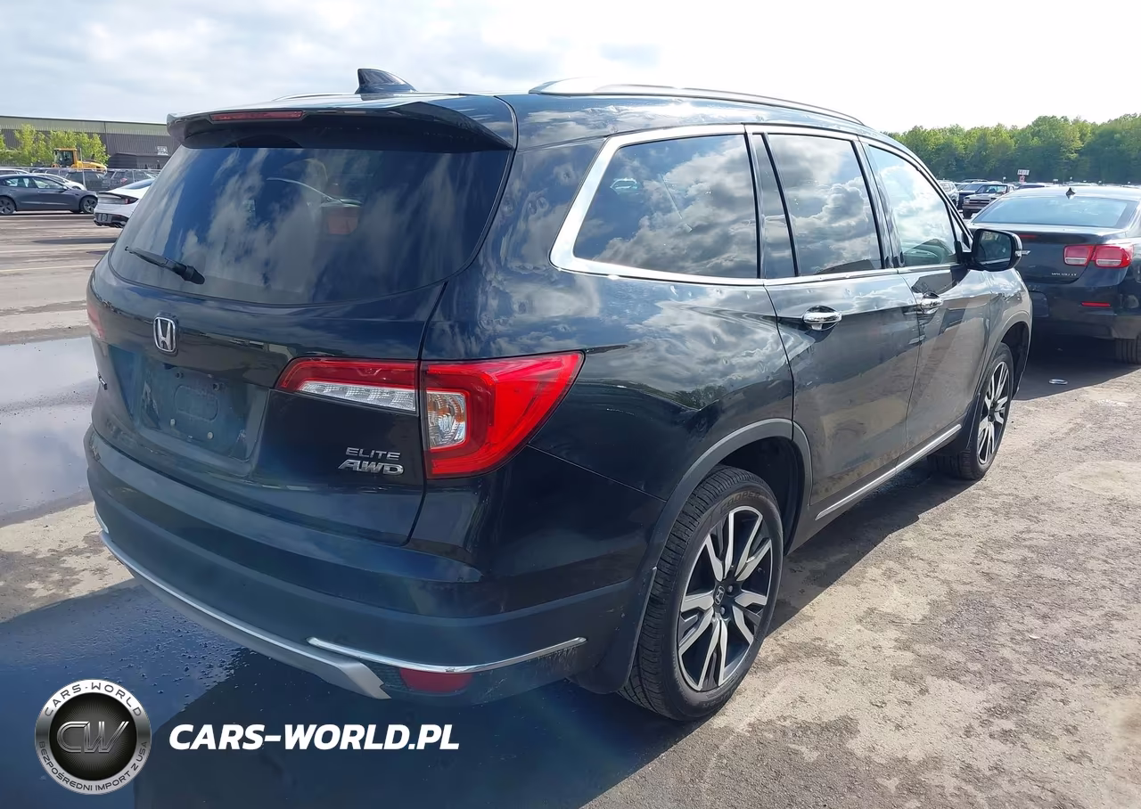 2021 Honda Pilot Awd Elite VIN:5FNYF6H04MB018940 - 4