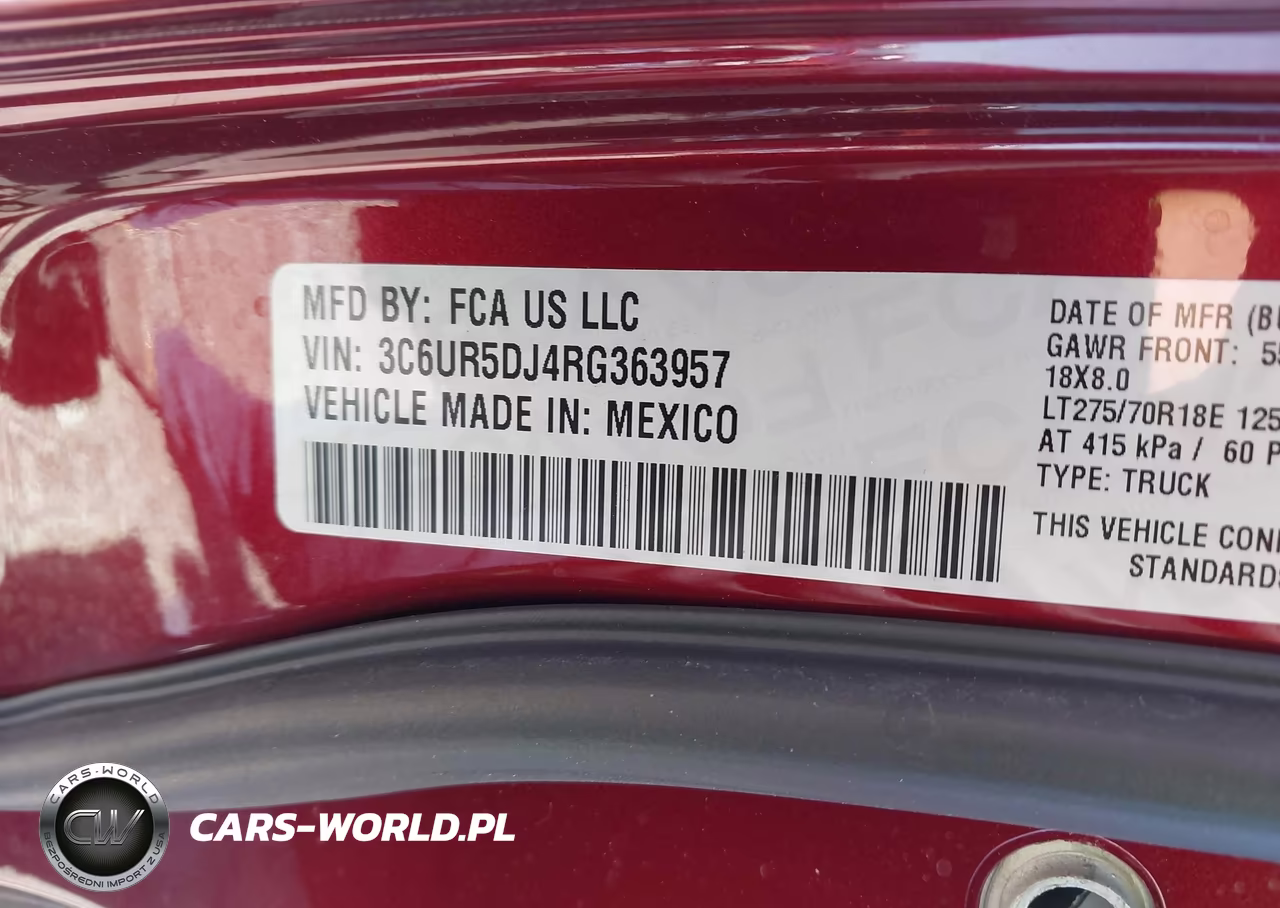 2024 Ram 2500 Big Horn 4X4 6'4 Box VIN:3C6UR5DJ4RG363957 - 9