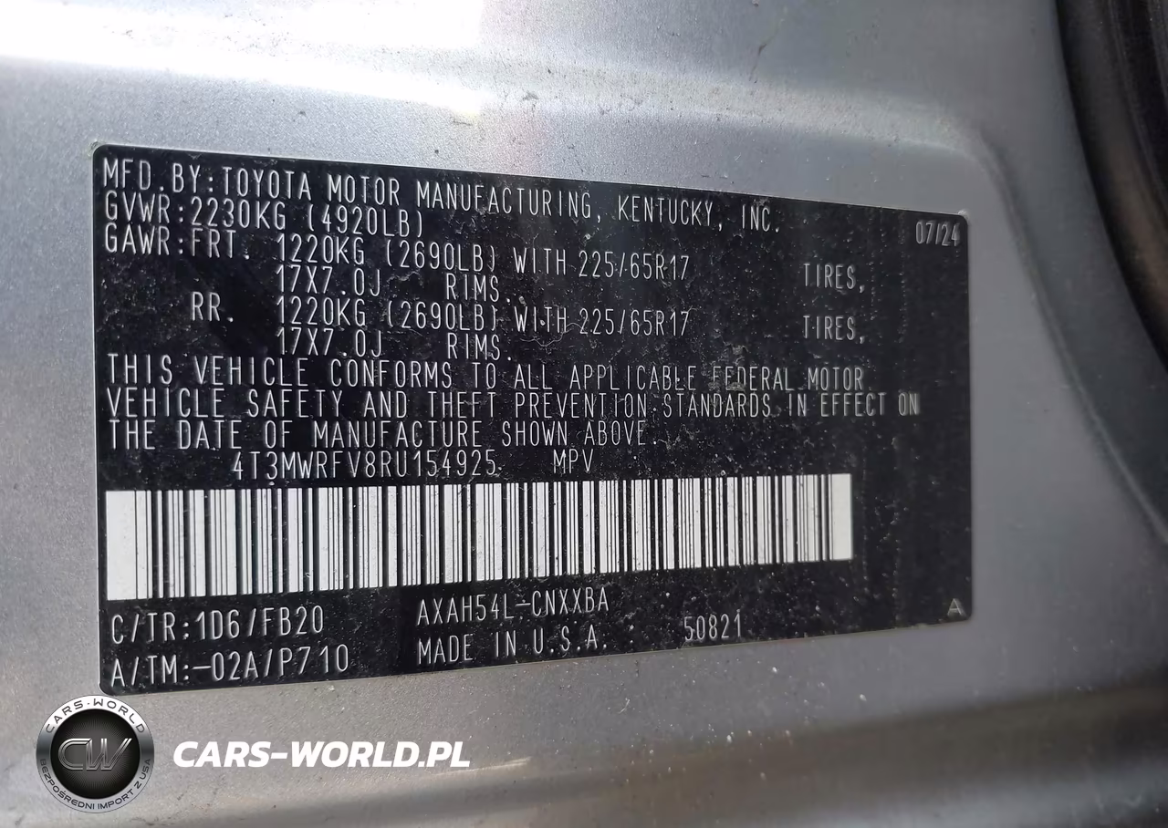 2024 Toyota Rav4 Hybrid Le VIN:4T3MWRFV8RU154925 - 9