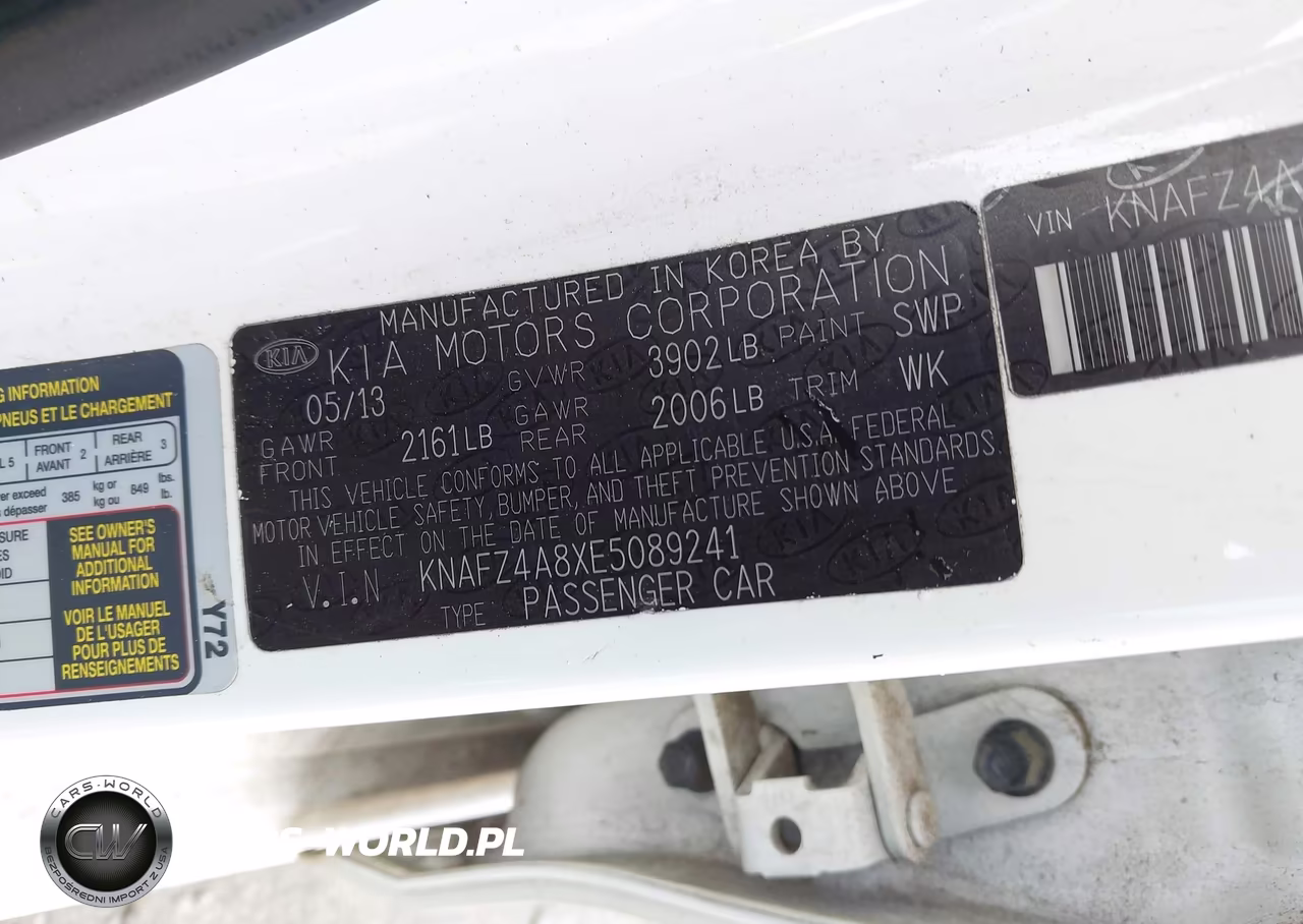 2014 Kia Forte Ex VIN:KNAFZ4A8XE5089241 - 9