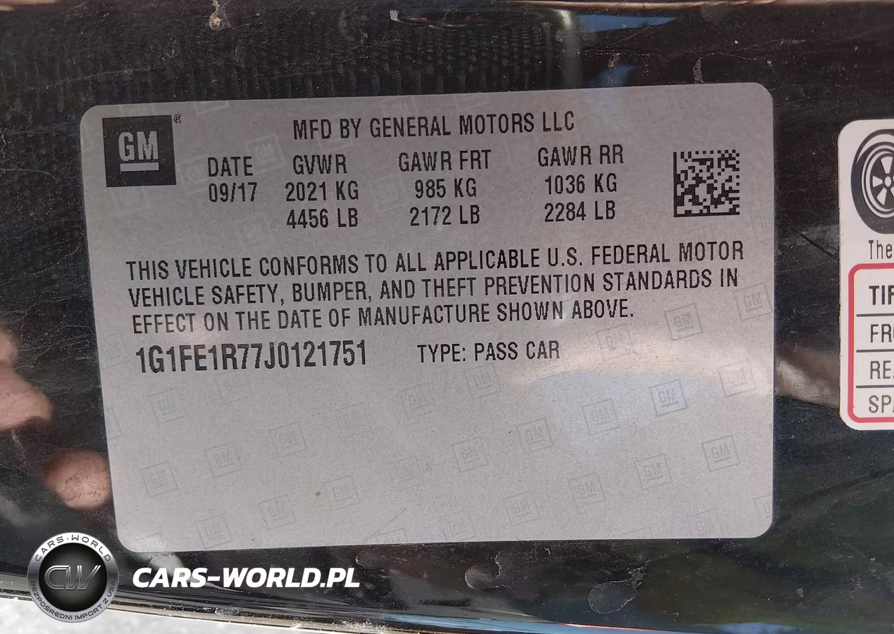 2018 Chevrolet Camaro 1Ss VIN:1G1FE1R77J0121751 - 9