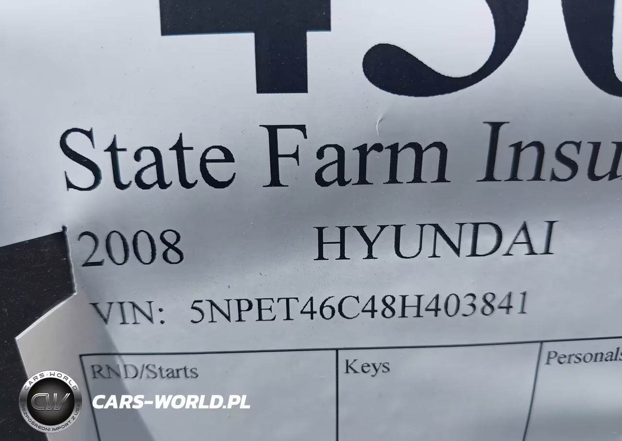 2008 Hyundai Sonata Gls VIN:5NPET46C48H403841 - 9