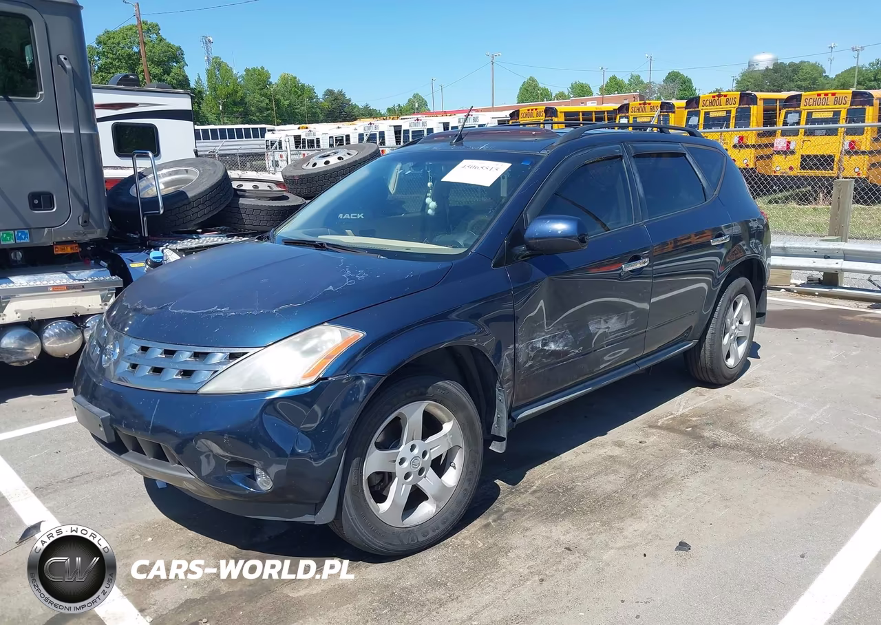 2005 Nissan Murano Sl VIN:JN8AZ08W95W441136 - 2