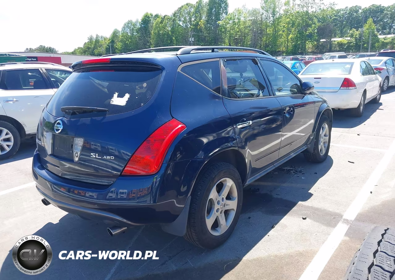 2005 Nissan Murano Sl VIN:JN8AZ08W95W441136 - 4