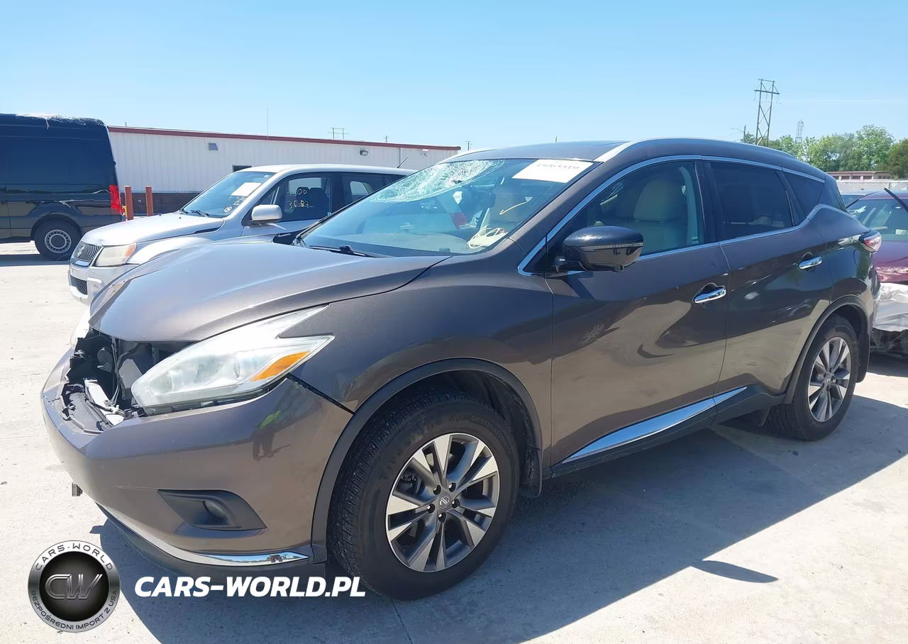 2016 Nissan Murano Sl VIN:5N1AZ2MG2GN105287 - 2