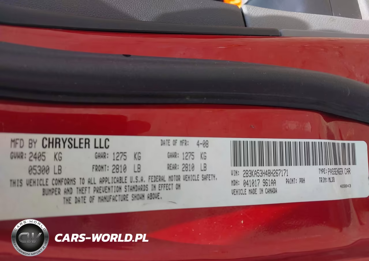 2008 Dodge Charger R-T VIN:2B3KA53H48H267171 - 9