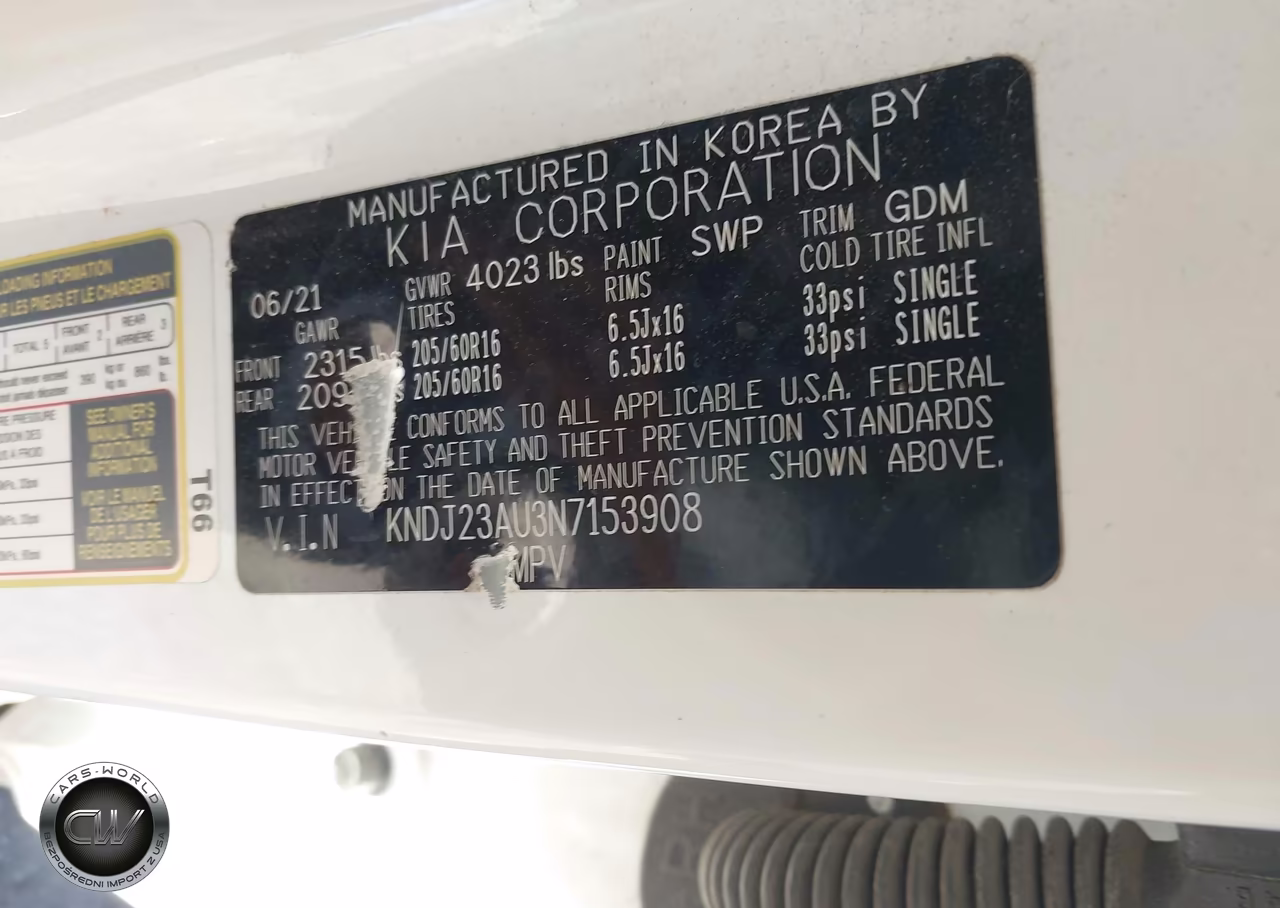 2022 Kia Soul Lx VIN:KNDJ23AU3N7153908 - 9