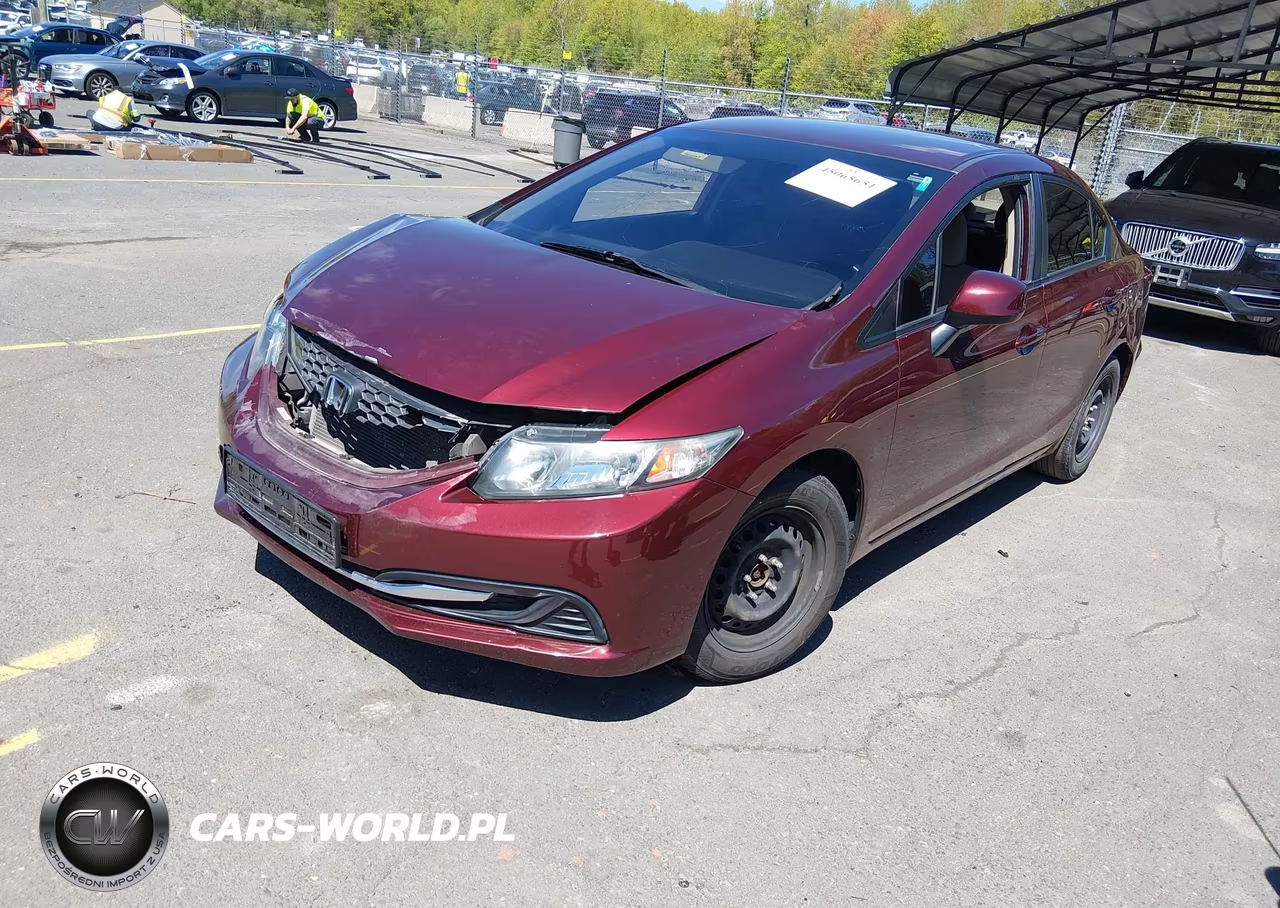 2013 Honda Civic Lx VIN:2HGFB2F53DH595948 - 2