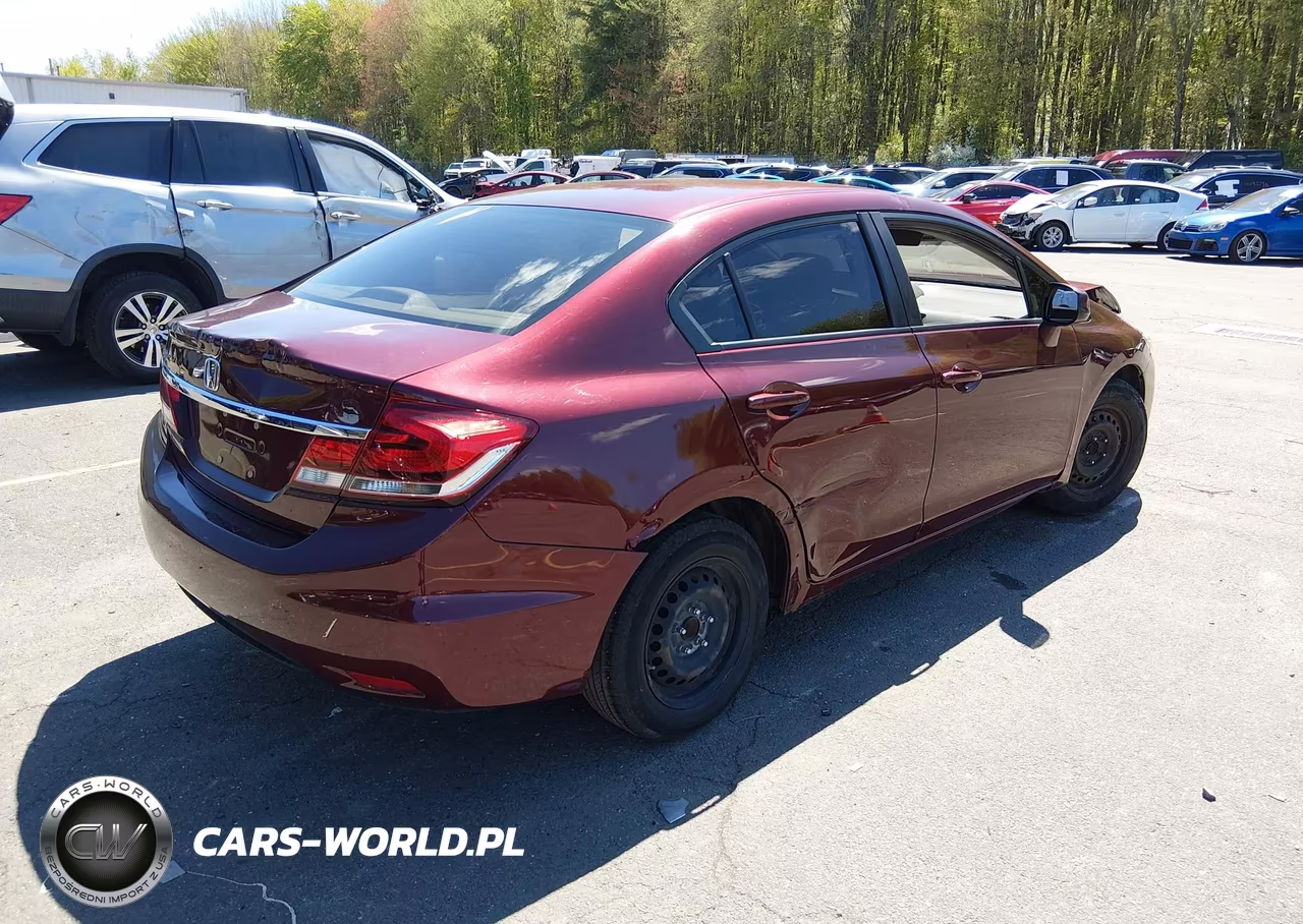 2013 Honda Civic Lx VIN:2HGFB2F53DH595948 - 4