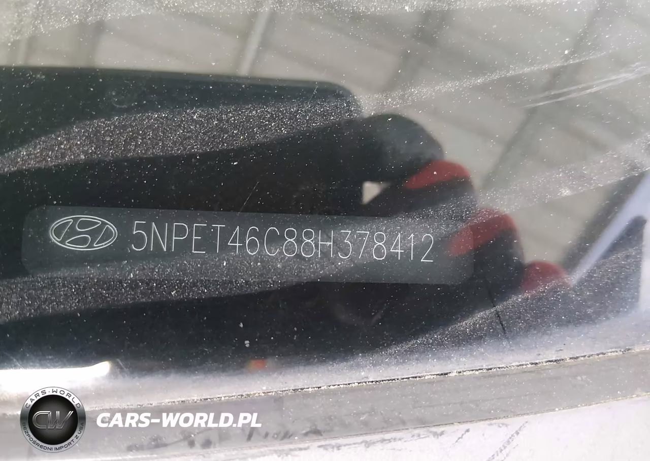 2008 Hyundai Sonata Gls VIN:5NPET46C88H378412 - 9