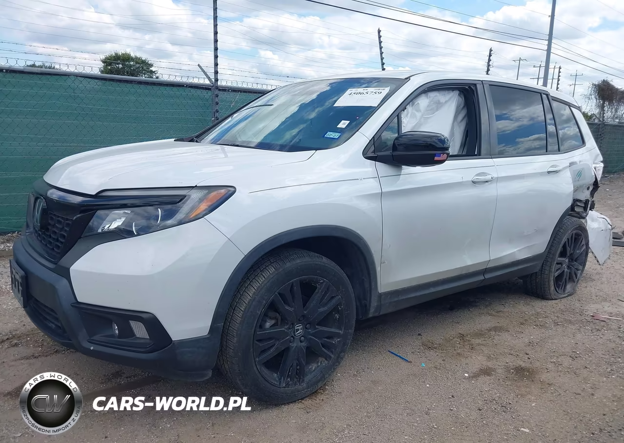 2021 Honda Passport 2Wd Sport VIN:5FNYF7H27MB008524 - 2
