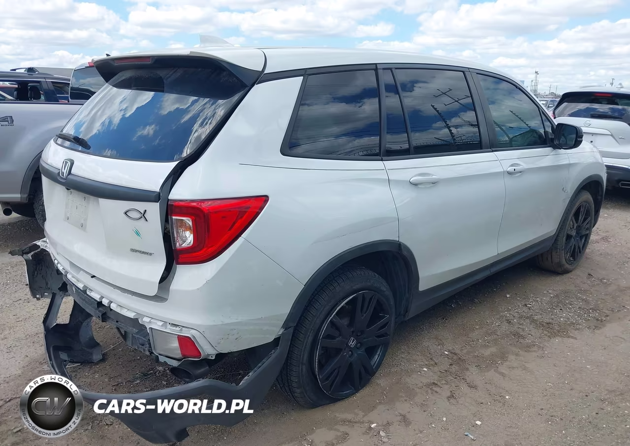 2021 Honda Passport 2Wd Sport VIN:5FNYF7H27MB008524 - 4