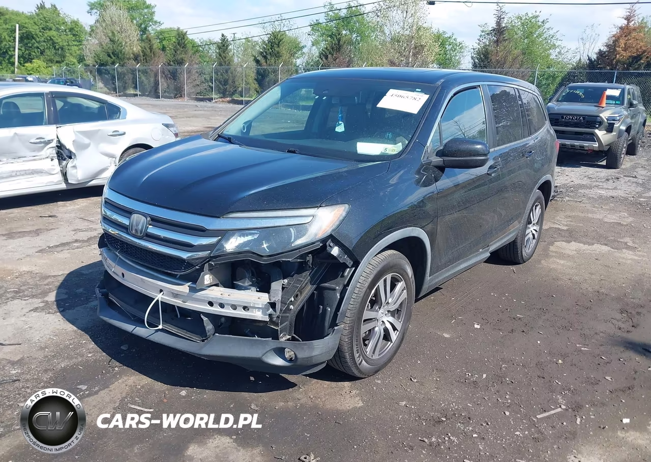 2017 Honda Pilot Ex-L VIN:5FNYF6H65HB076999 - 2