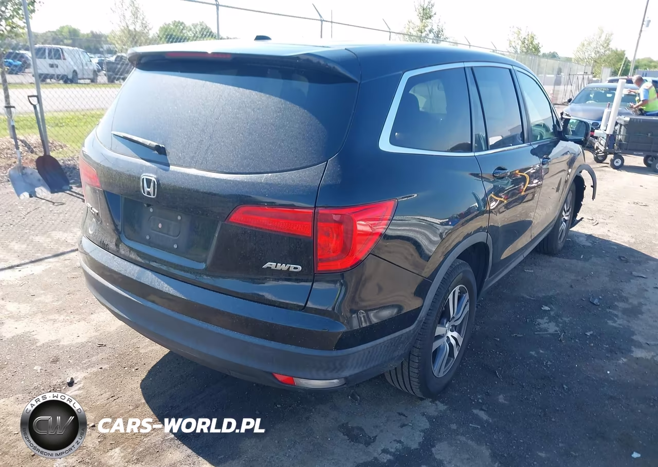 2017 Honda Pilot Ex-L VIN:5FNYF6H65HB076999 - 4