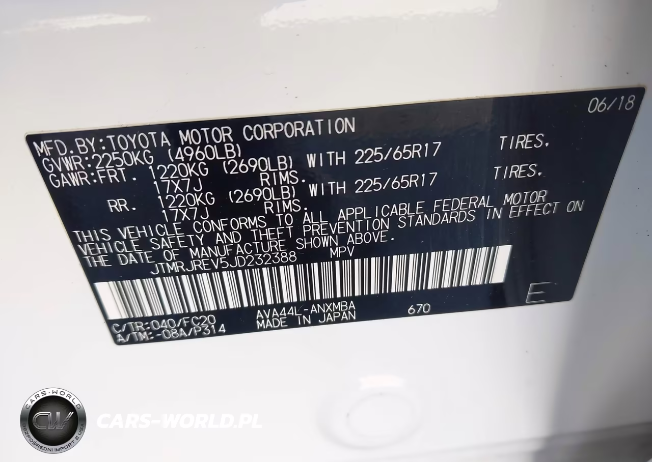 2018 Toyota Rav4 Hybrid Le VIN:JTMRJREV5JD232388 - 9