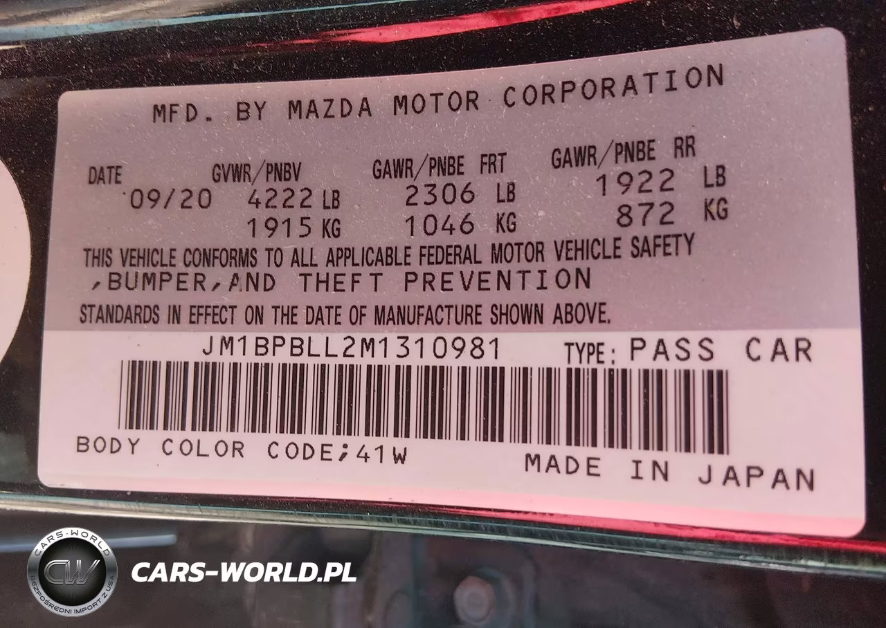 2021 Mazda Mazda3 Preferred VIN:JM1BPBLL2M1310981 - 9