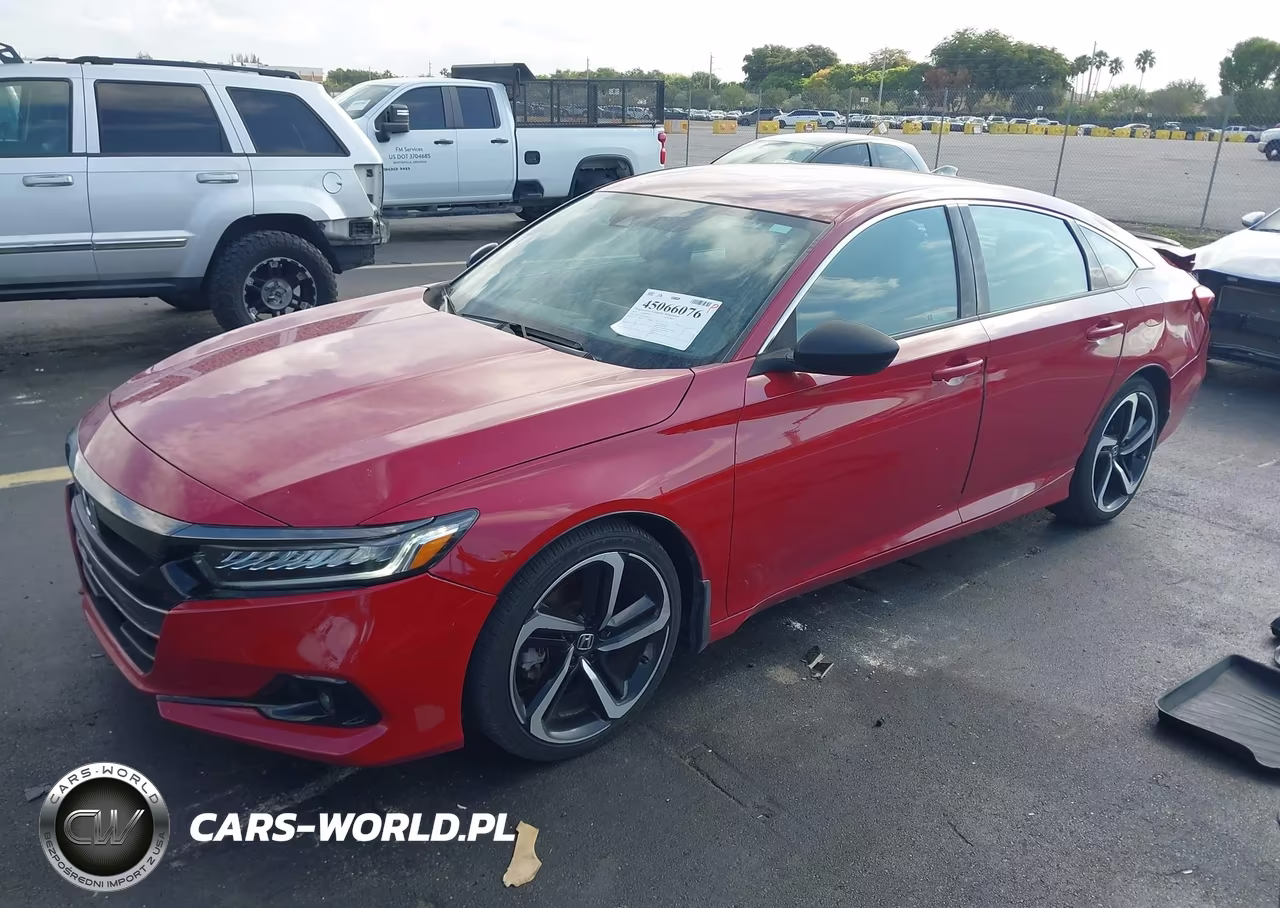 2022 Honda Accord Sport VIN:1HGCV1F31NA000212 - 2