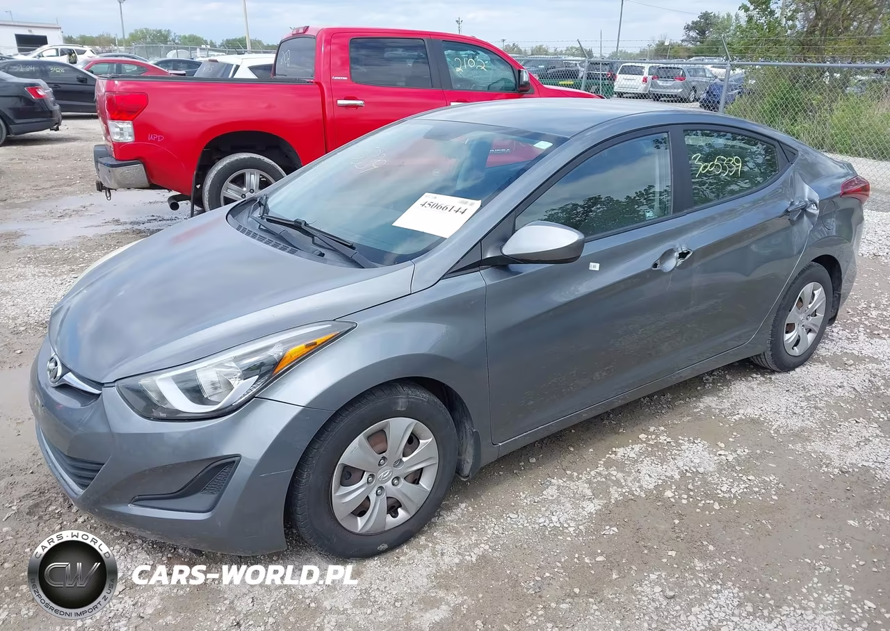 2016 Hyundai Elantra Se VIN:KMHDH4AE0GU652367 - 2