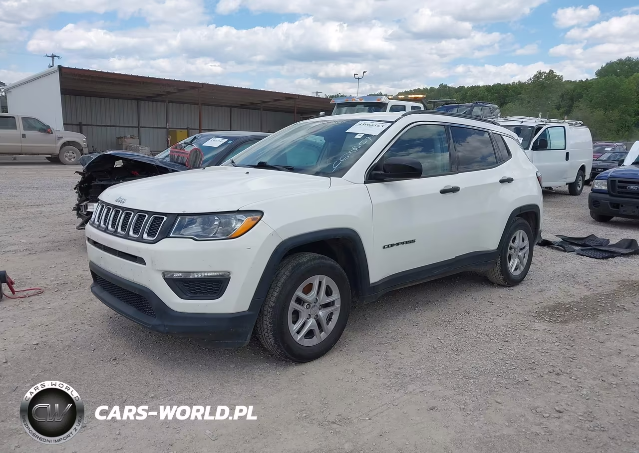2020 Jeep Compass Sport Fwd VIN:3C4NJCAB2LT124864 - 2