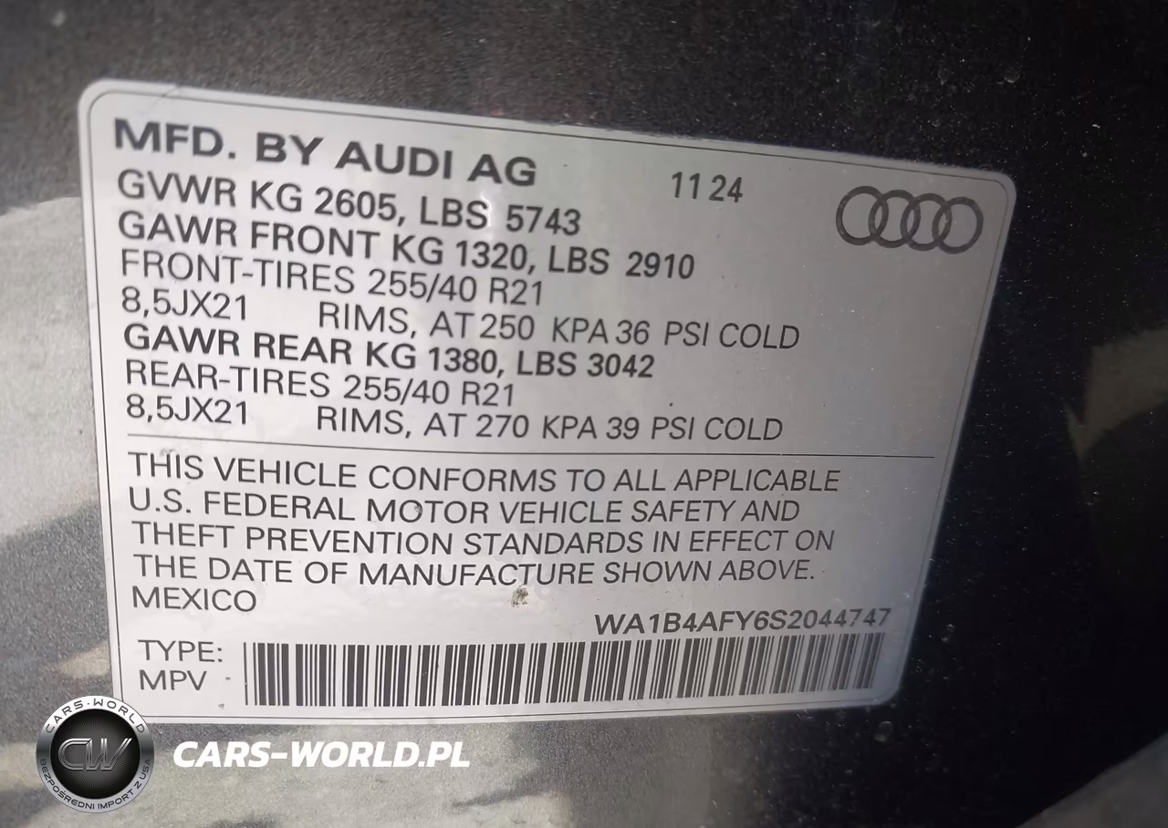 2025 Audi Sq5 Premium Plus Tfsi Quattro Tiptronic VIN:WA1B4AFY6S2044747 - 9