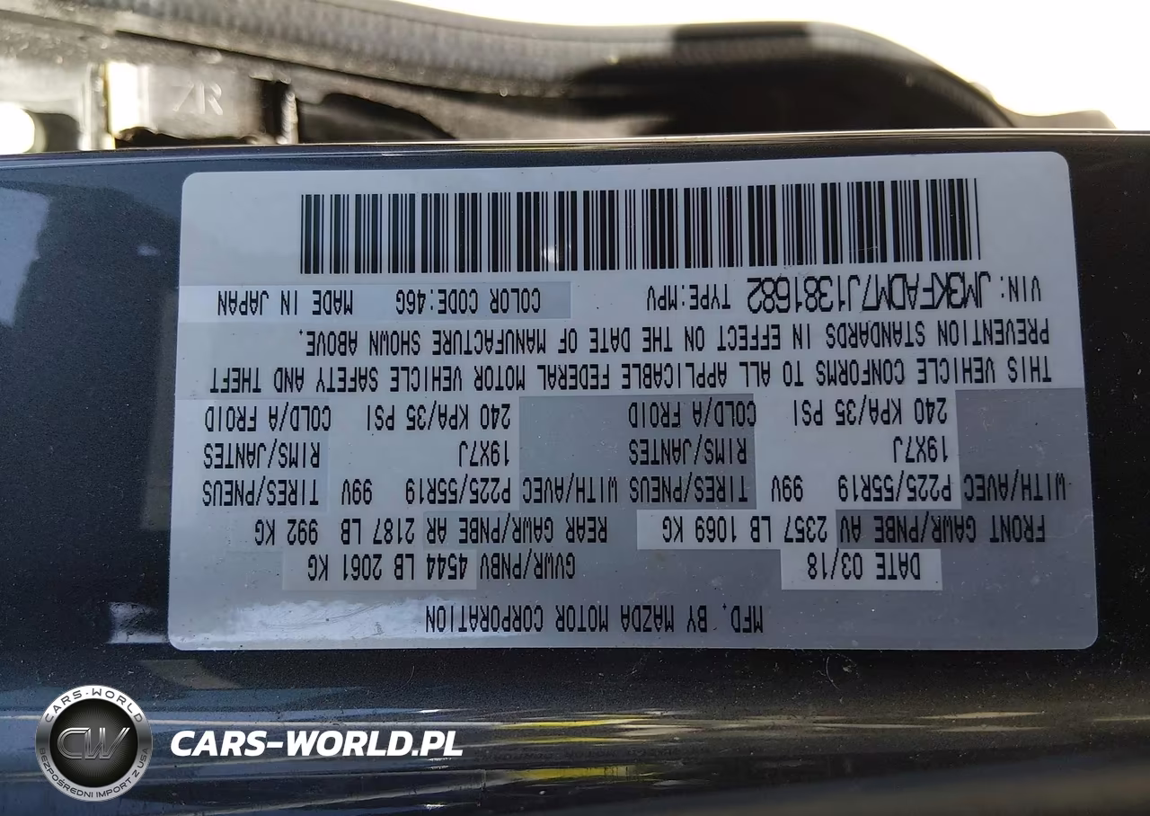 2018 Mazda Cx-5 Grand Touring VIN:JM3KFADM7J1381682 - 9