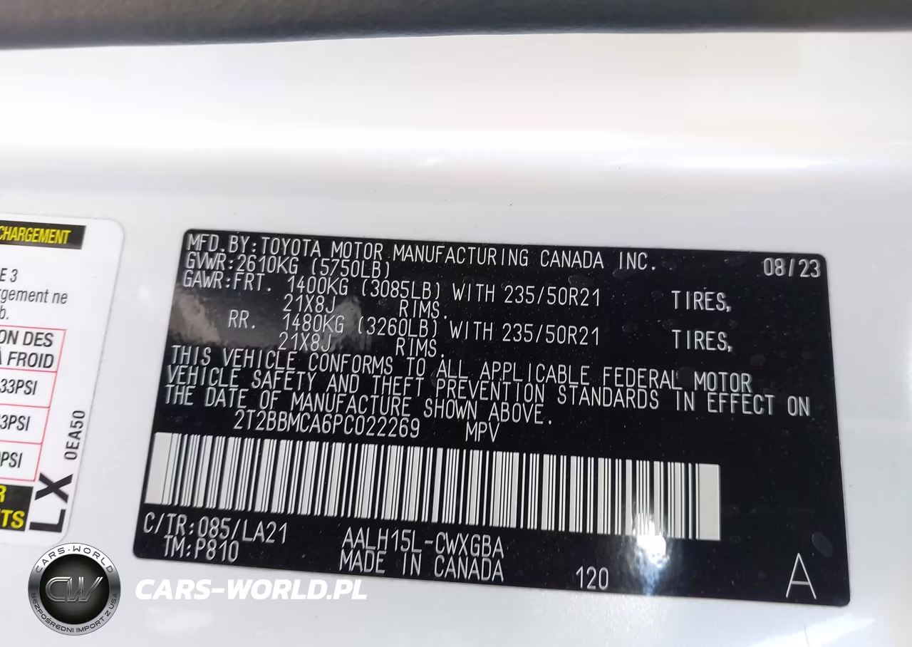 2023 Lexus Rx 350H Luxury VIN:2T2BBMCA6PC022269 - 9