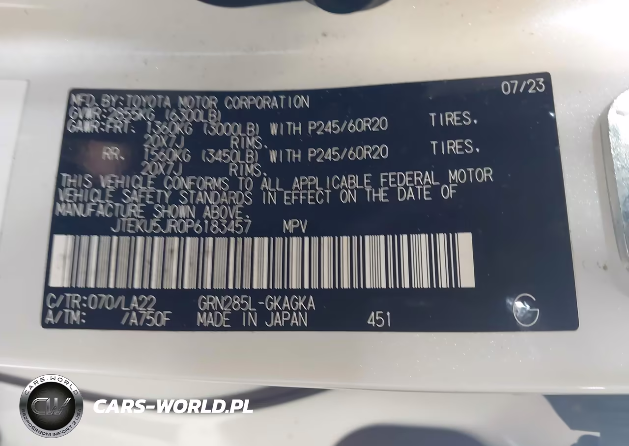 2023 Toyota 4Runner Limited VIN:JTEKU5JR0P6183457 - 9