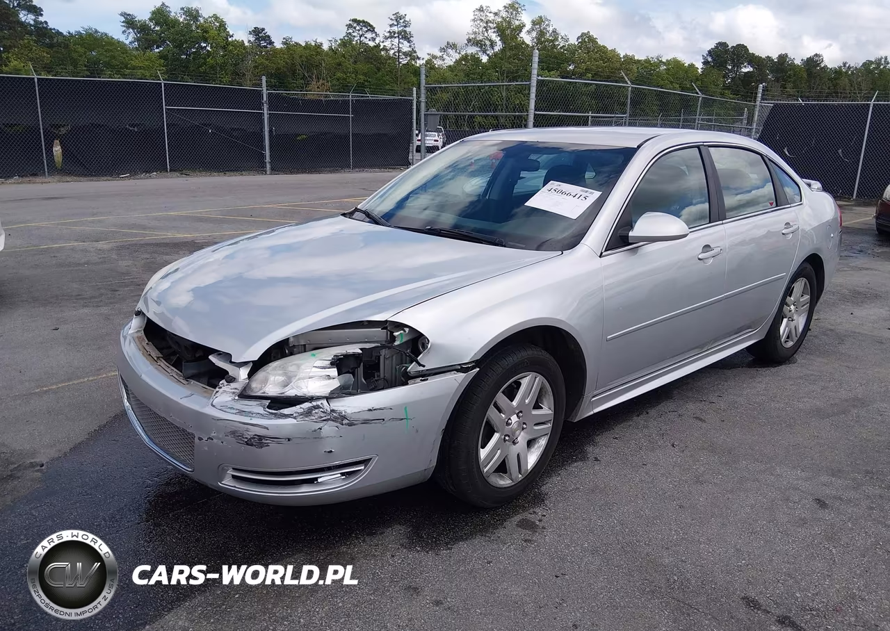 2012 Chevrolet Impala Lt VIN:2G1WG5E36C1288775 - 2