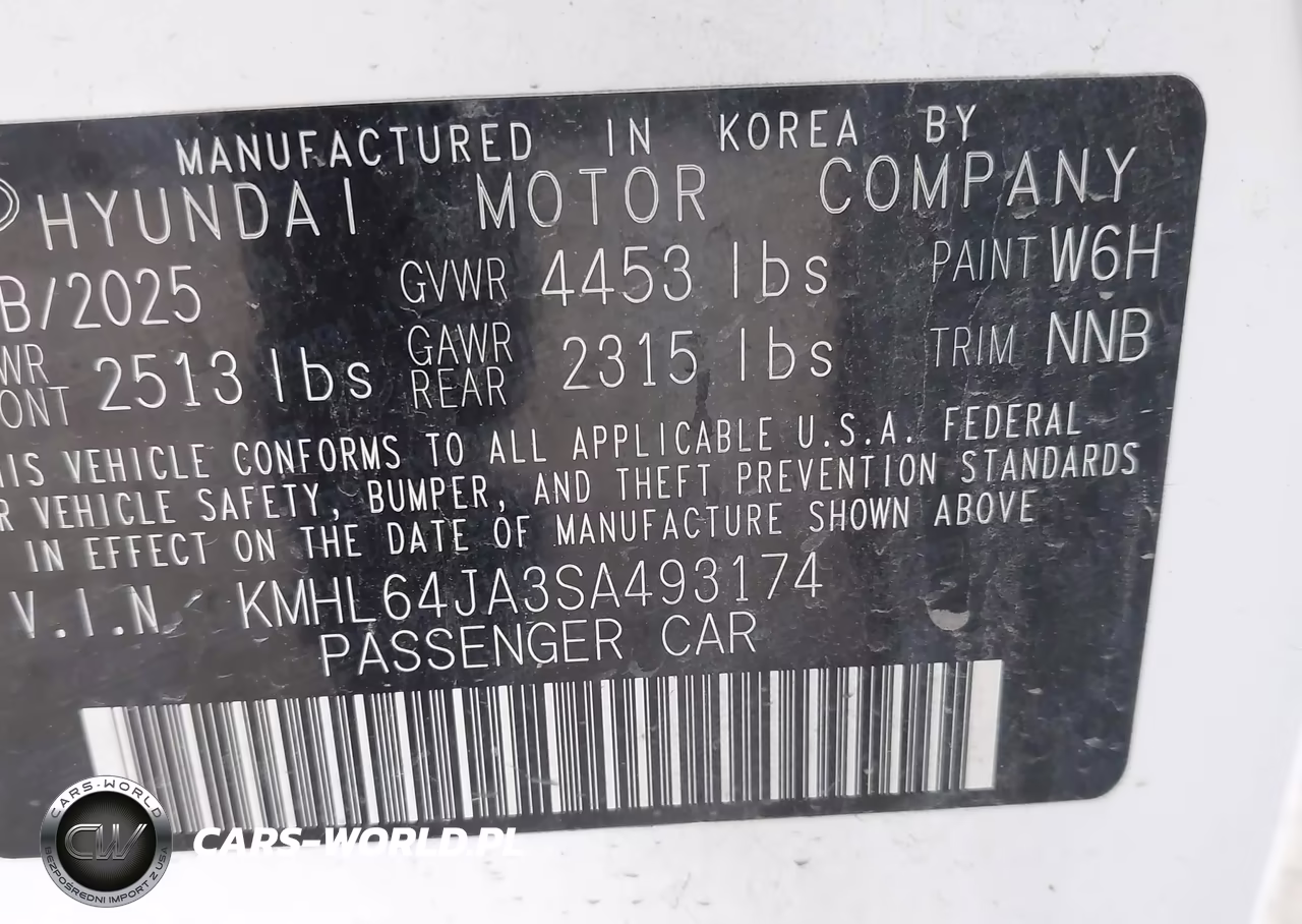 2025 Hyundai Sonata Sel VIN:KMHL64JA3SA493174 - 9