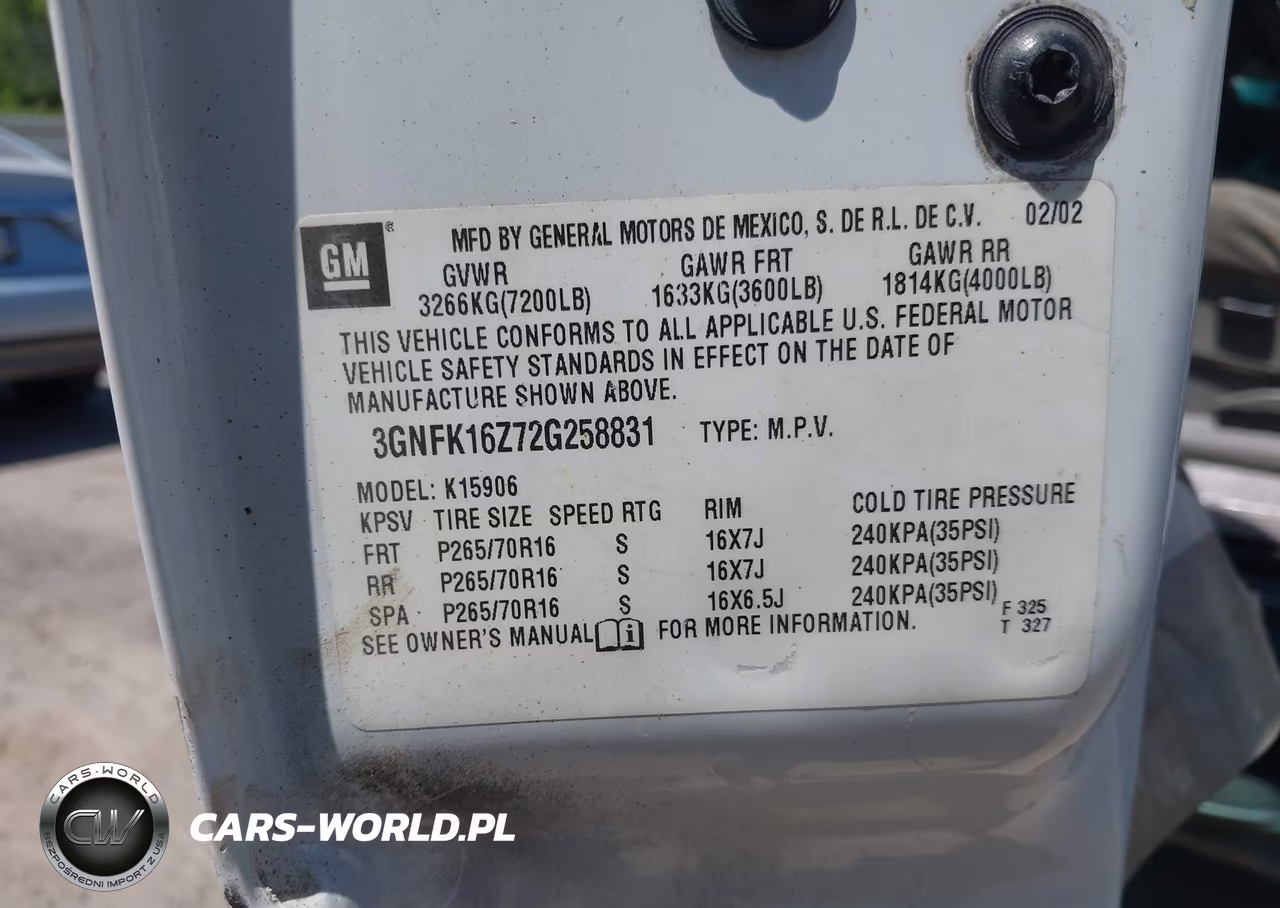 2002 Chevrolet Suburban 1500 Ls VIN:3GNFK16Z72G258831 - 9