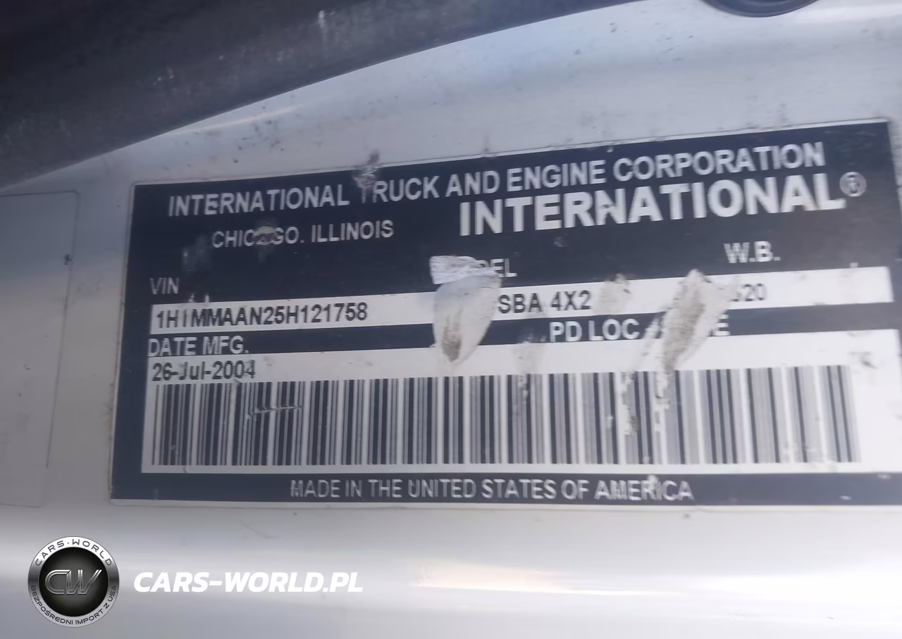2005 International 4000 4300 VIN:1HTMMAAN25H121758 - 8