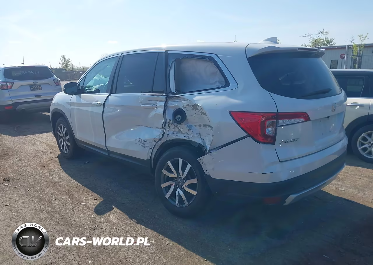 2021 Honda Pilot Awd Ex-L VIN:5FNYF6H59MB006746 - 3