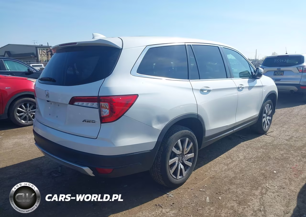 2021 Honda Pilot Awd Ex-L VIN:5FNYF6H59MB006746 - 4