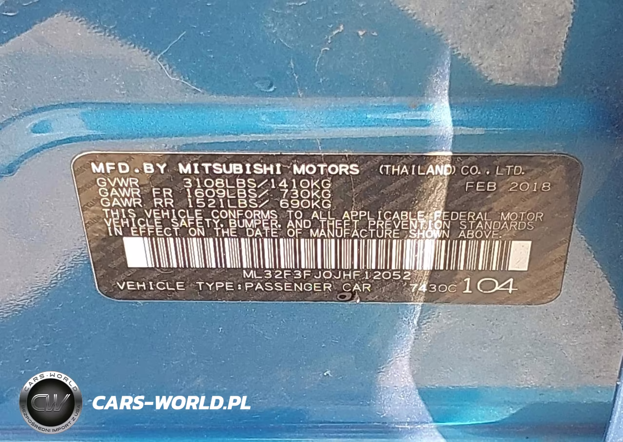 2018 Mitsubishi Mirage G4 Es VIN:ML32F3FJ0JHF12052 - 9