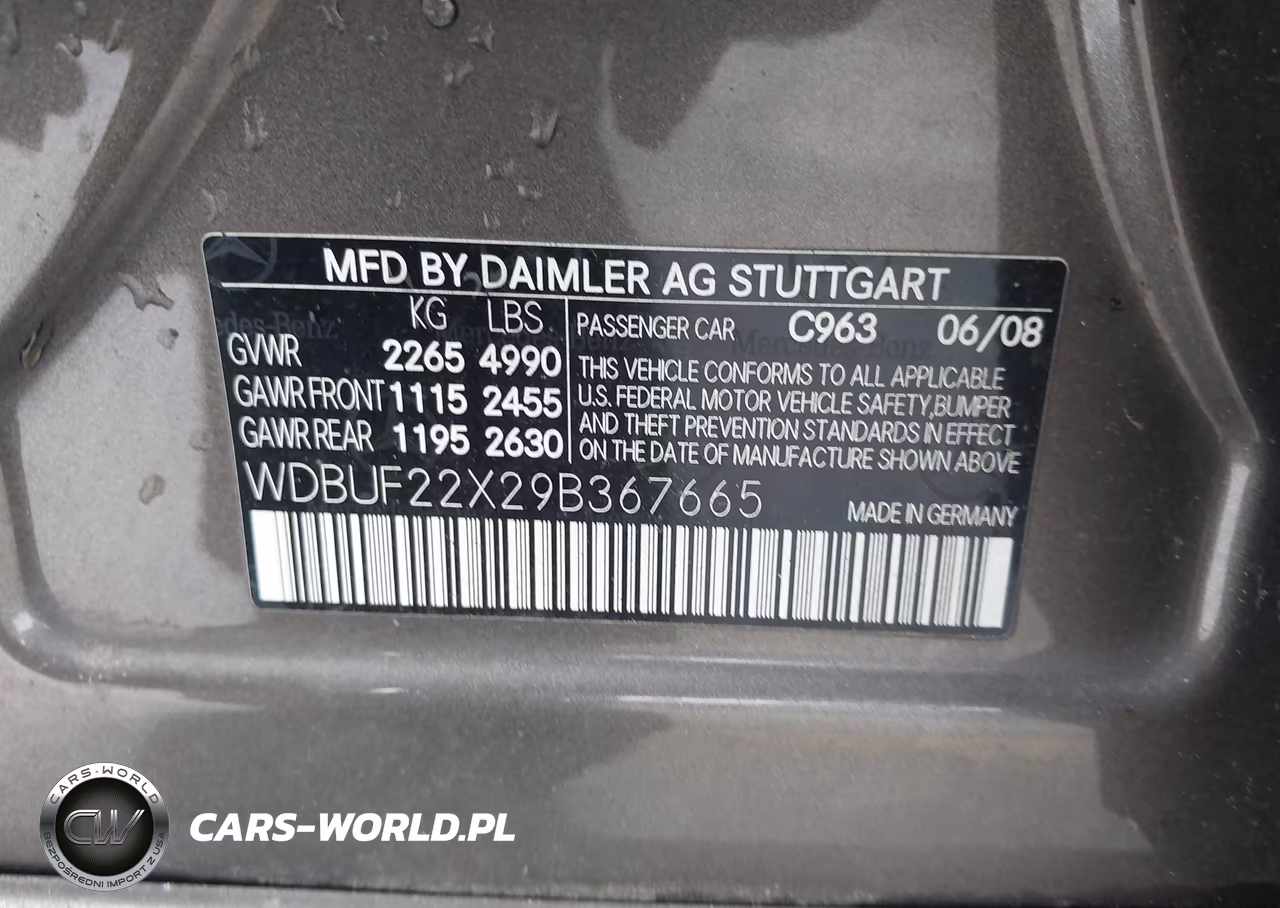 2009 Mercedes-Benz E 320 Bluetec VIN:WDBUF22X29B367665 - 9
