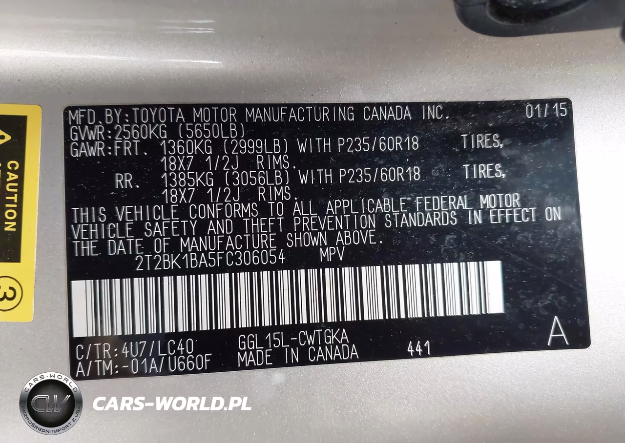 2015 Lexus Rx 350 VIN:2T2BK1BA5FC306054 - 9
