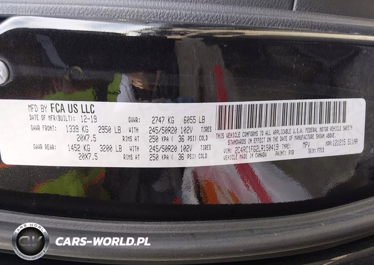 2020 Chrysler Pacifica Touring VIN:2C4RC1FG2LR150419 - 9