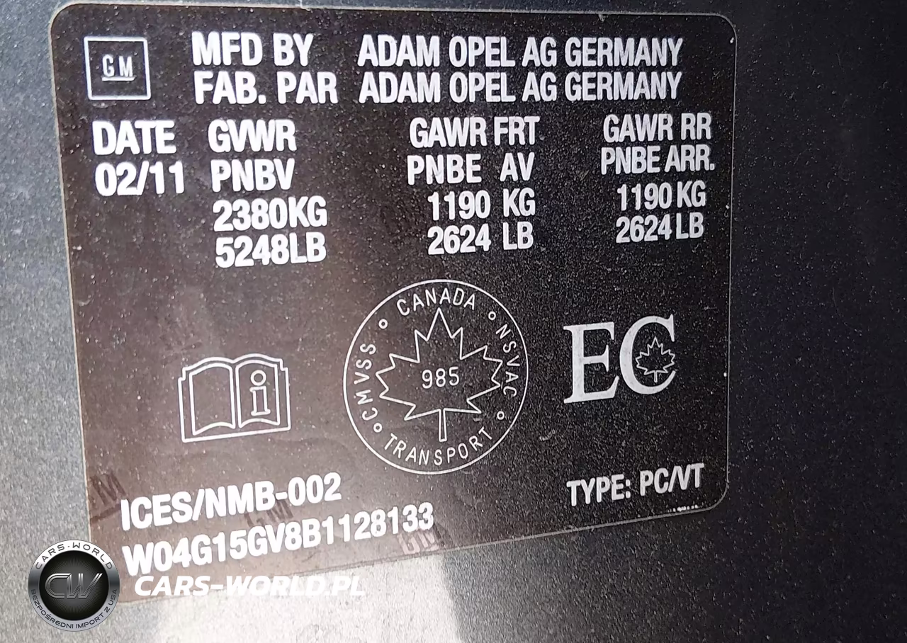 2011 Buick Regal Cxl Turbo Russelsheim VIN:W04G15GV8B1128133 - 9